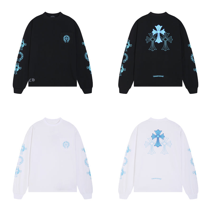 Chrome Hearts Men's Long-Sleeve Sweatshirt K8018
